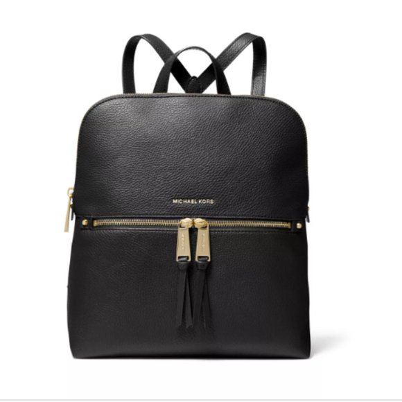 Michael Rhea zip Medium Slim Backpack - Picture 1 of 4